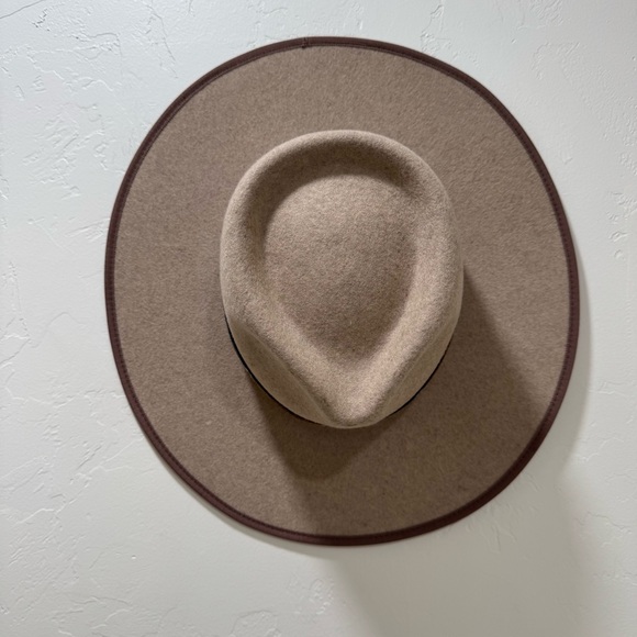 Olive & Pique Brit Rancher Hat Wool Western Boho Bohemain One Size - Picture 4 of 15